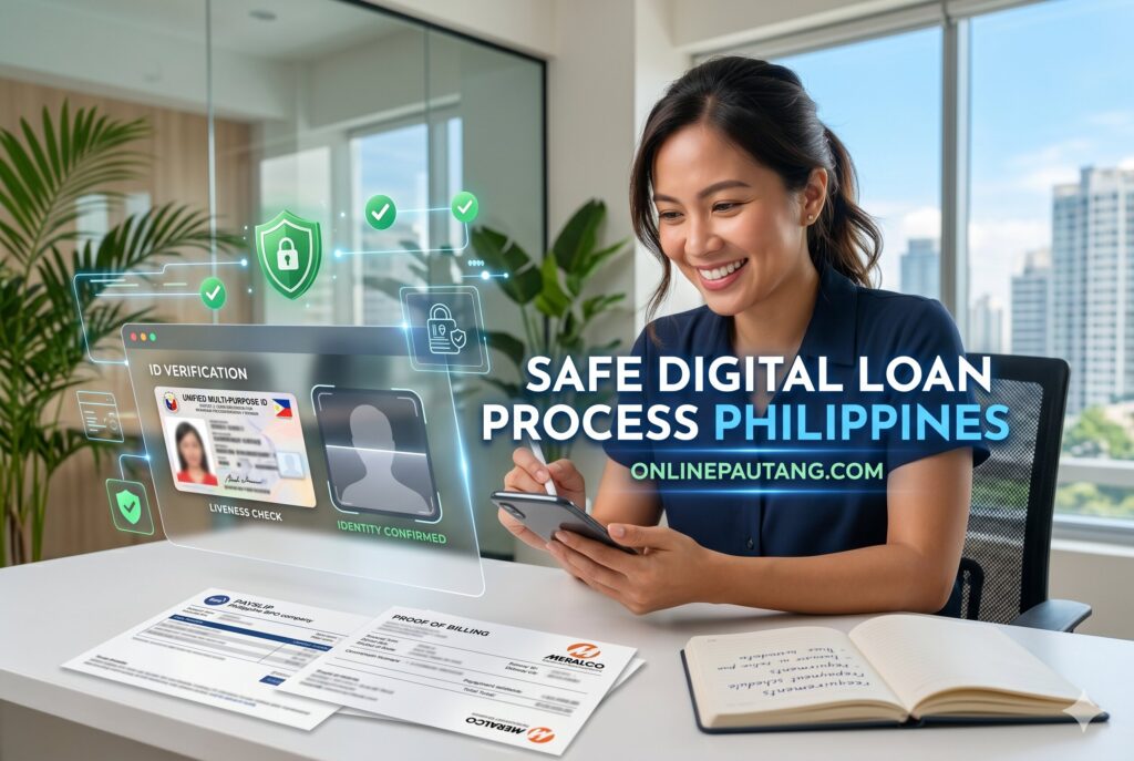 Example of a legitimate online loan application verification process in the Philippines