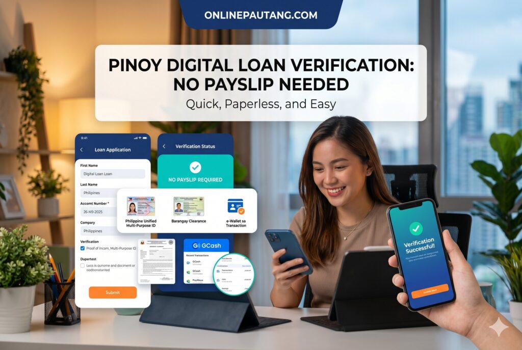 Step-by-step digital loan application verification for freelancers and informal earners in the Philippines