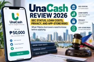UnaCash Review 2026: SEC Status, Loan Costs, Privacy, and App-Store Risks